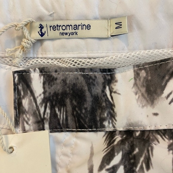 NWT Retromarine New York Palm Tree Swim Trunks - Picture 2 of 10